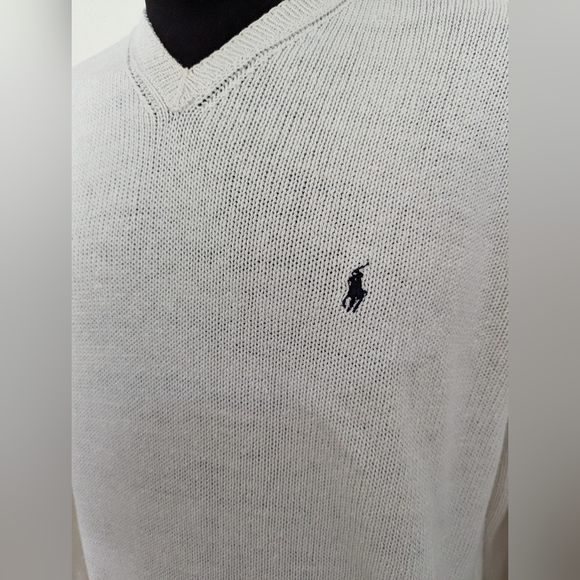 Polo Ralph Lauren men's linen cotton blend summer sweater size large - Picture 2 of 6